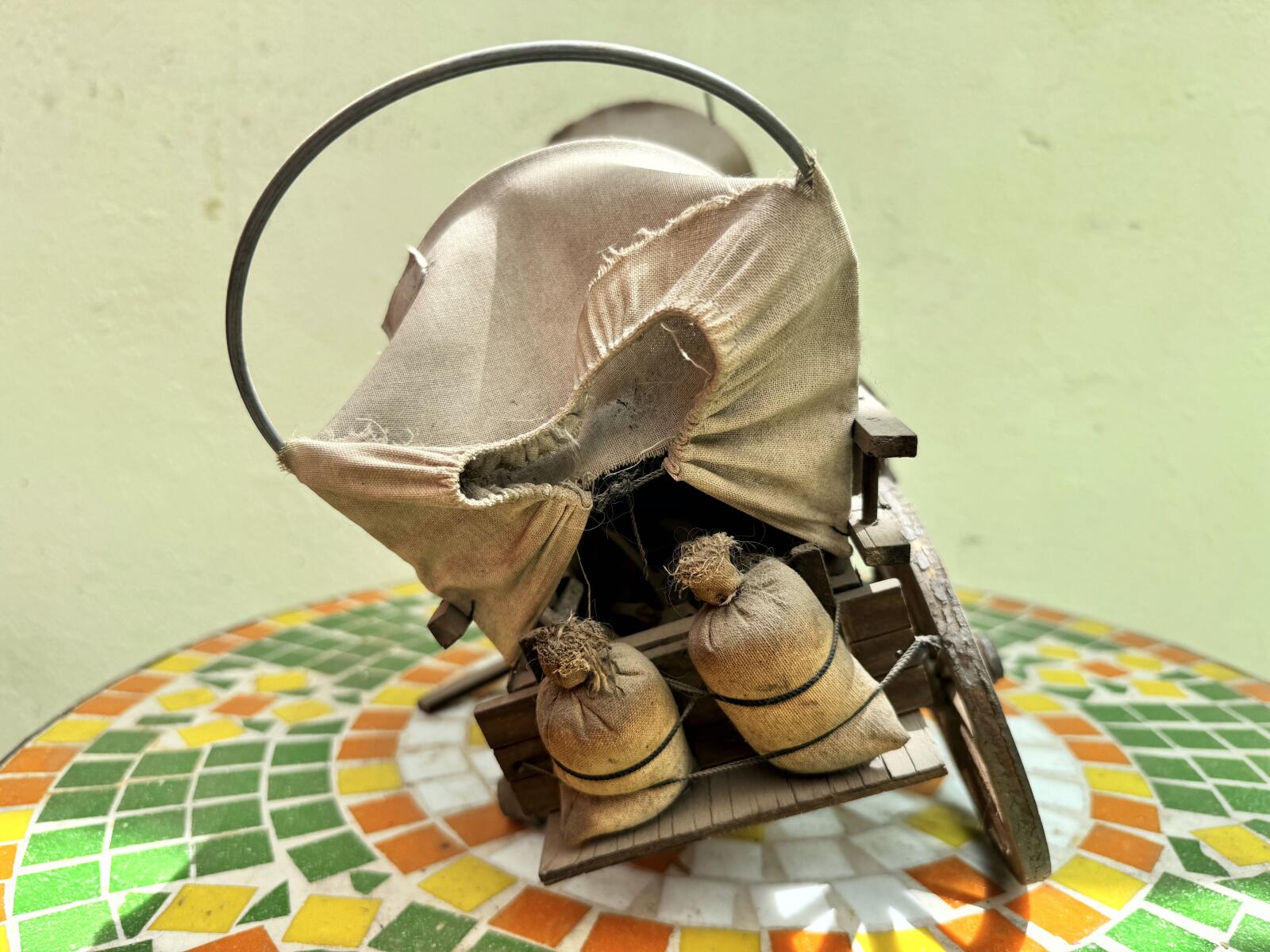 Carreta del Viejo Oeste para Coleccionistas – Pieza Única Decorativa Vintage