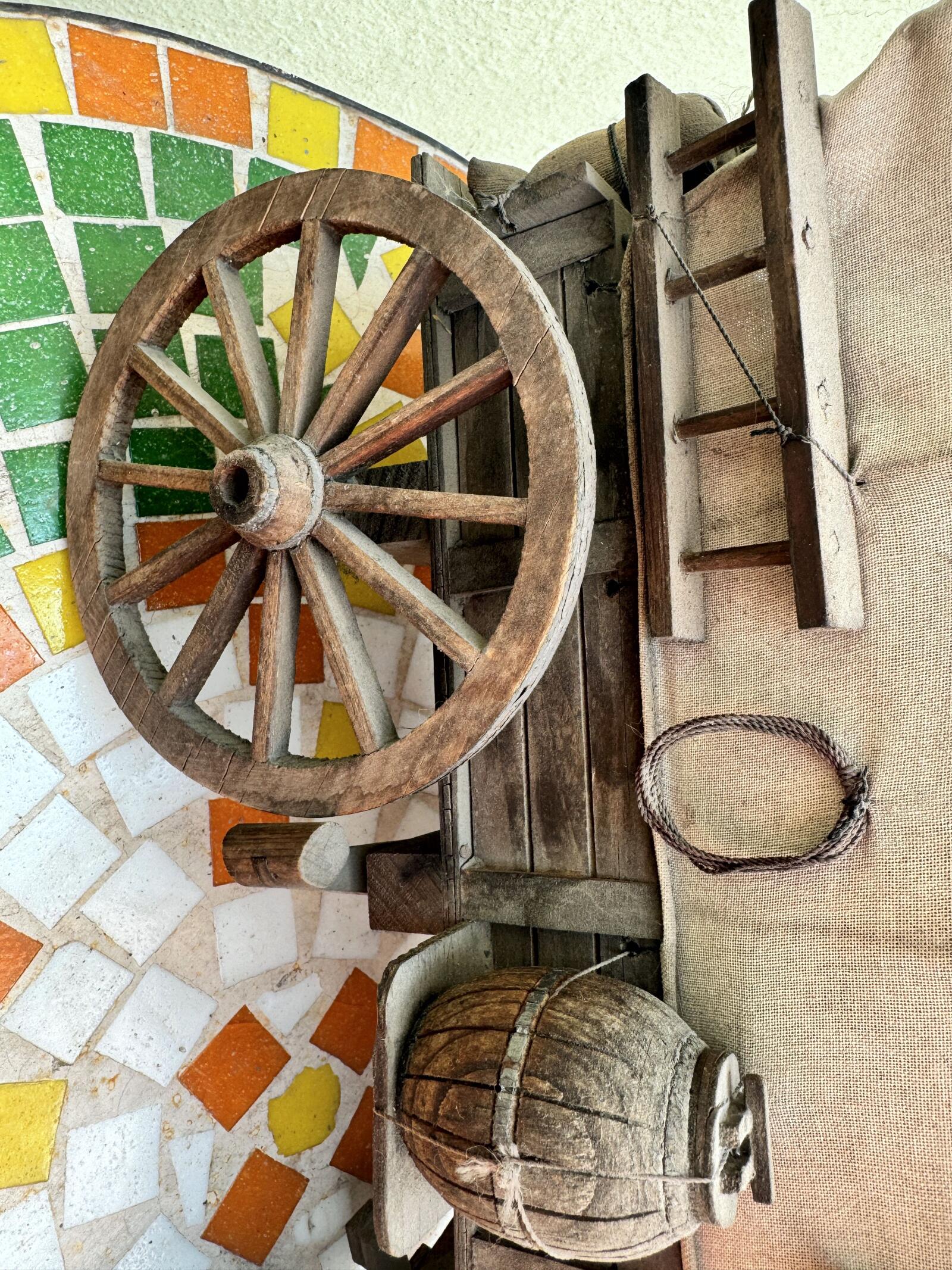 Carreta del Viejo Oeste para Coleccionistas – Pieza Única Decorativa Vintage