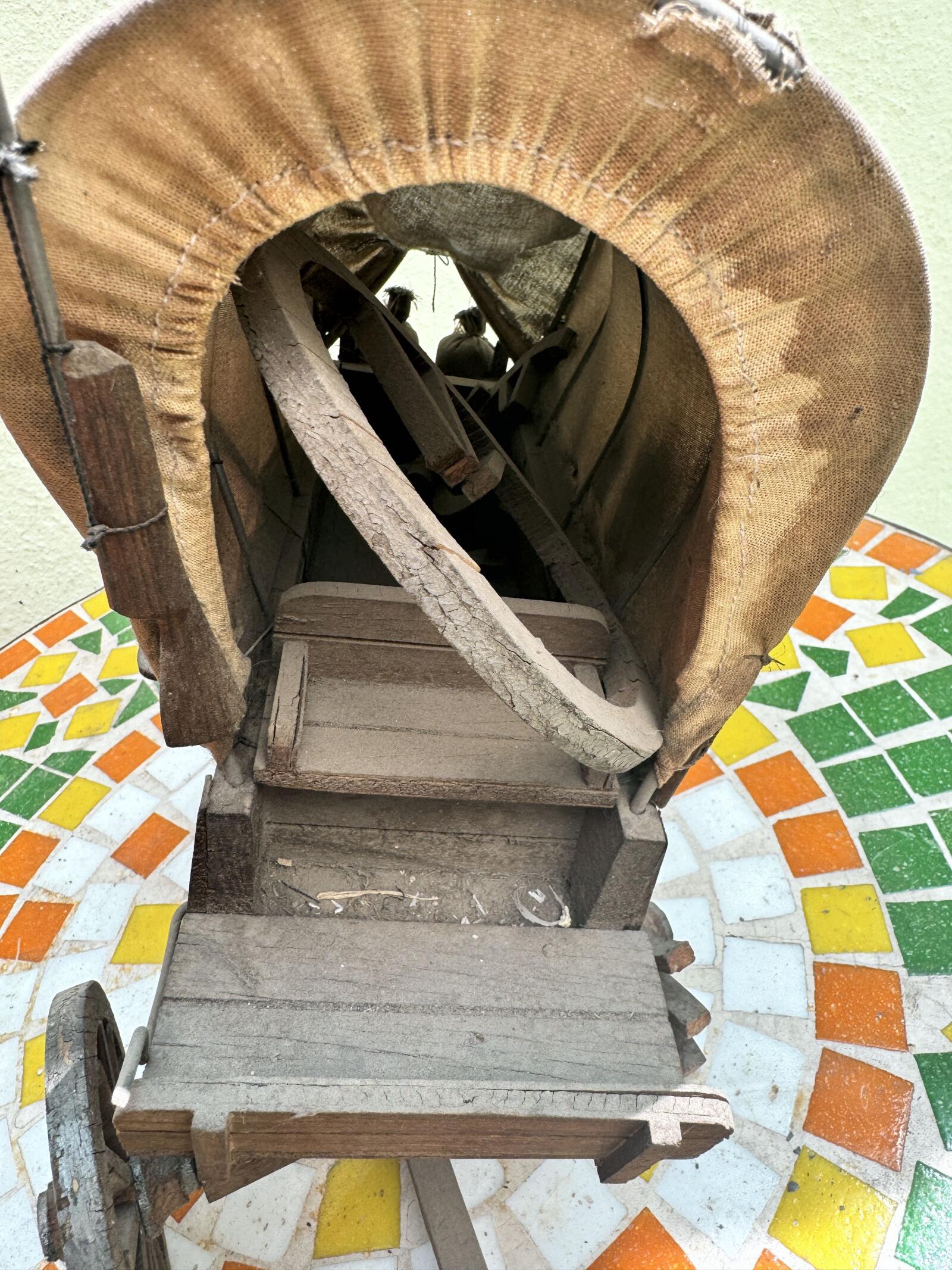 Carreta del Viejo Oeste para Coleccionistas – Pieza Única Decorativa Vintage