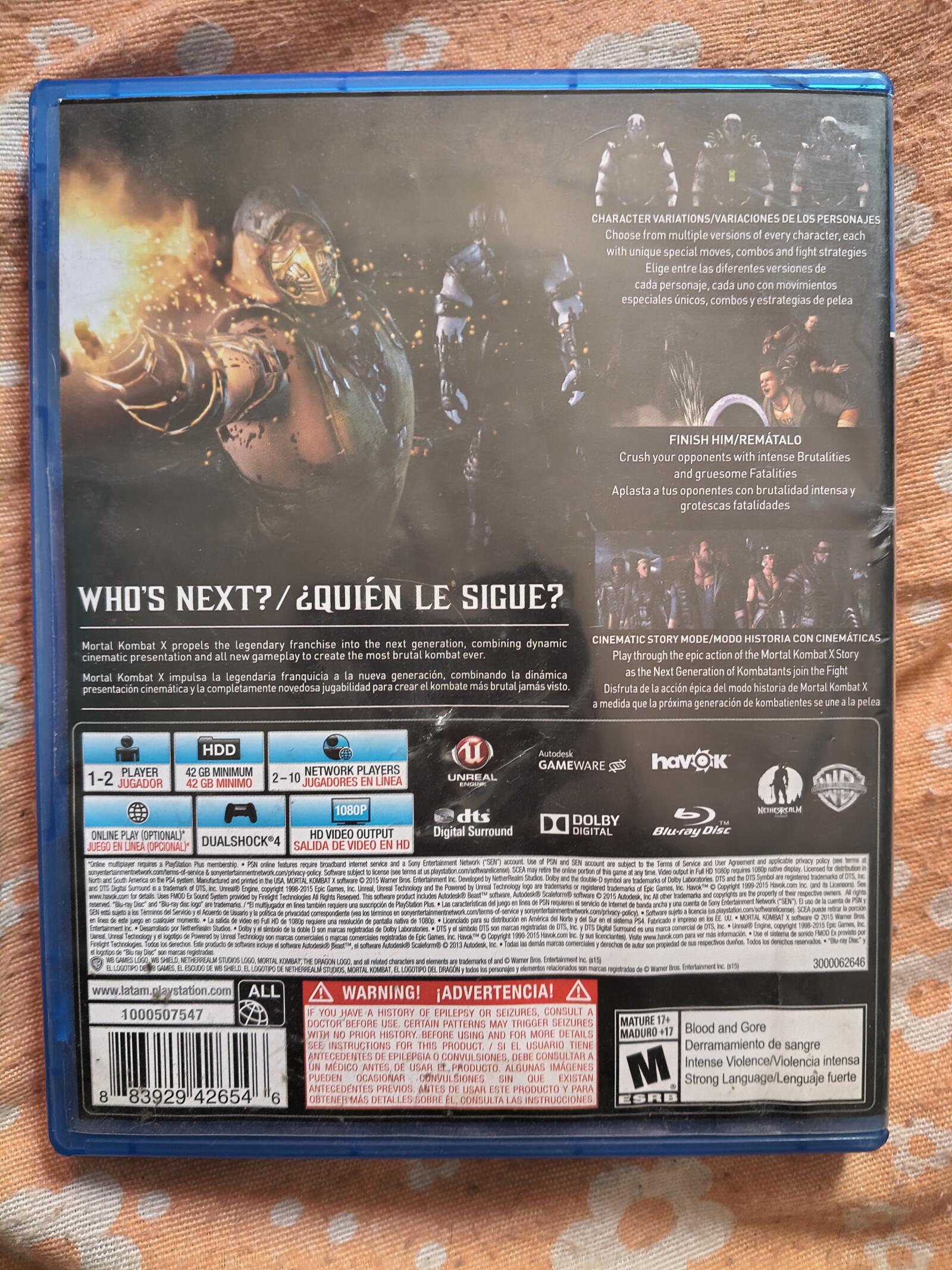 Mortal Kombat X (PS4)