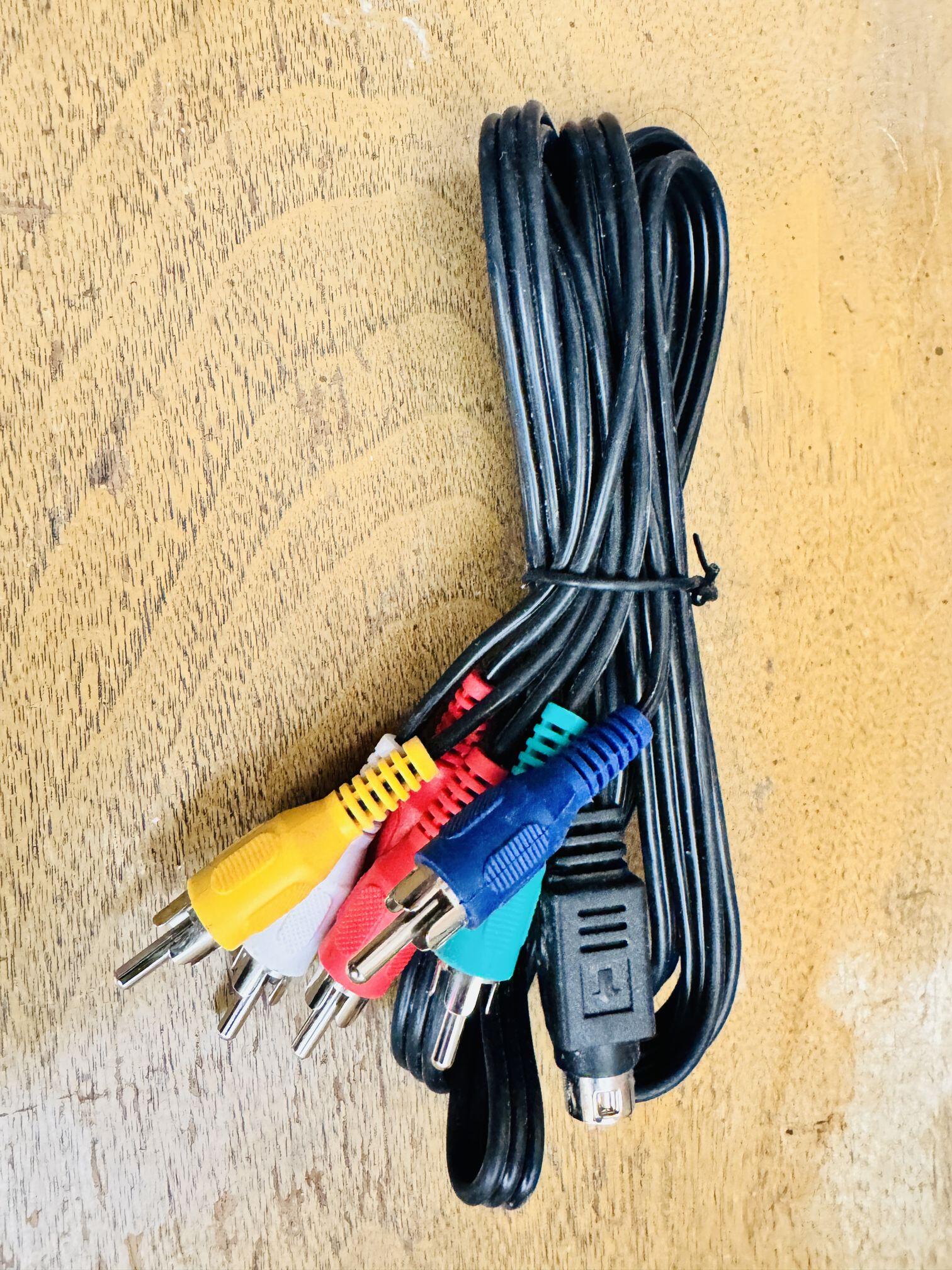 Cable AV RCA para Consola 🎮📺 | Video y Audio | Ideal para TV Clásica