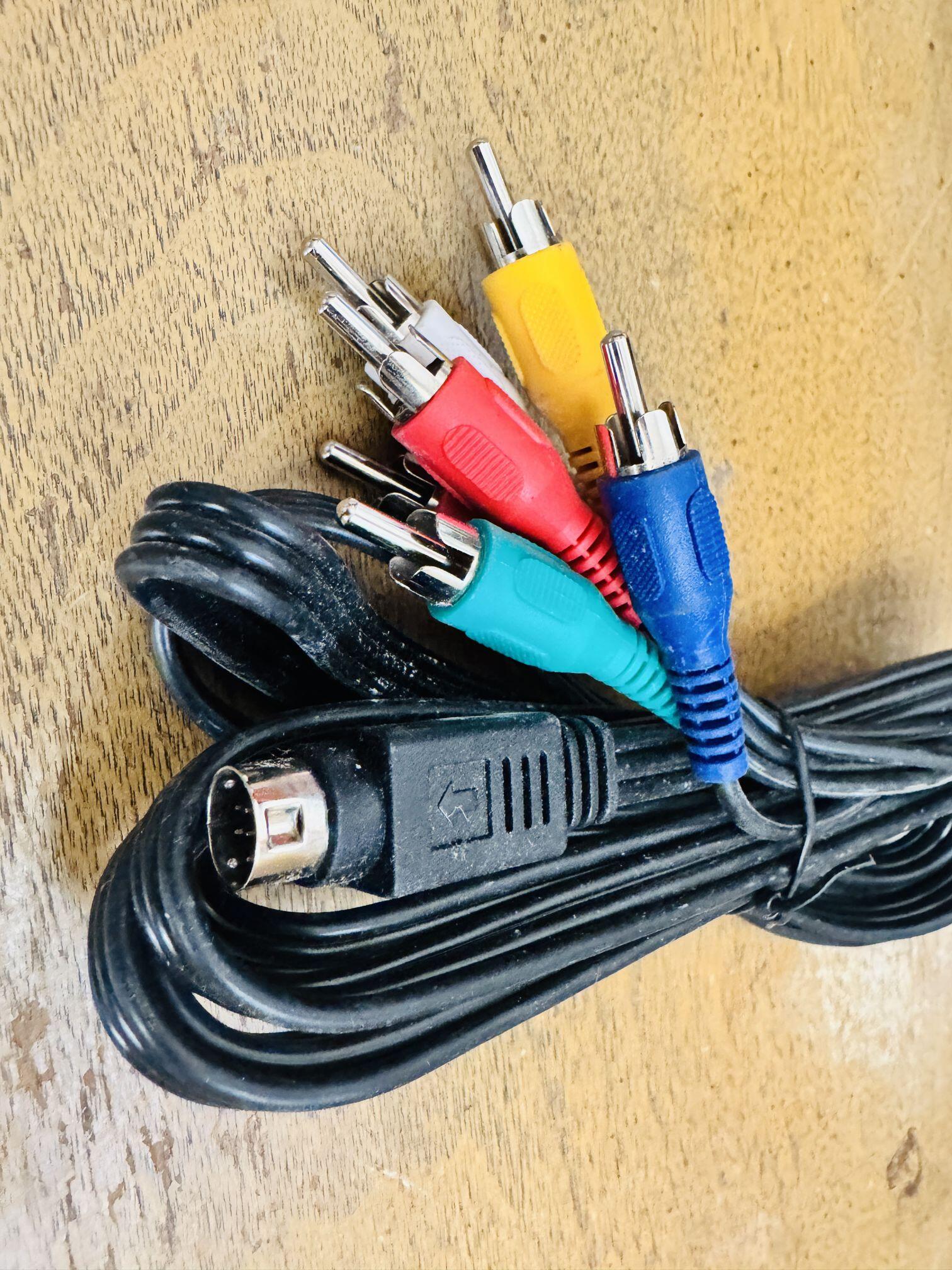 Cable AV RCA para Consola 🎮📺 | Video y Audio | Ideal para TV Clásica