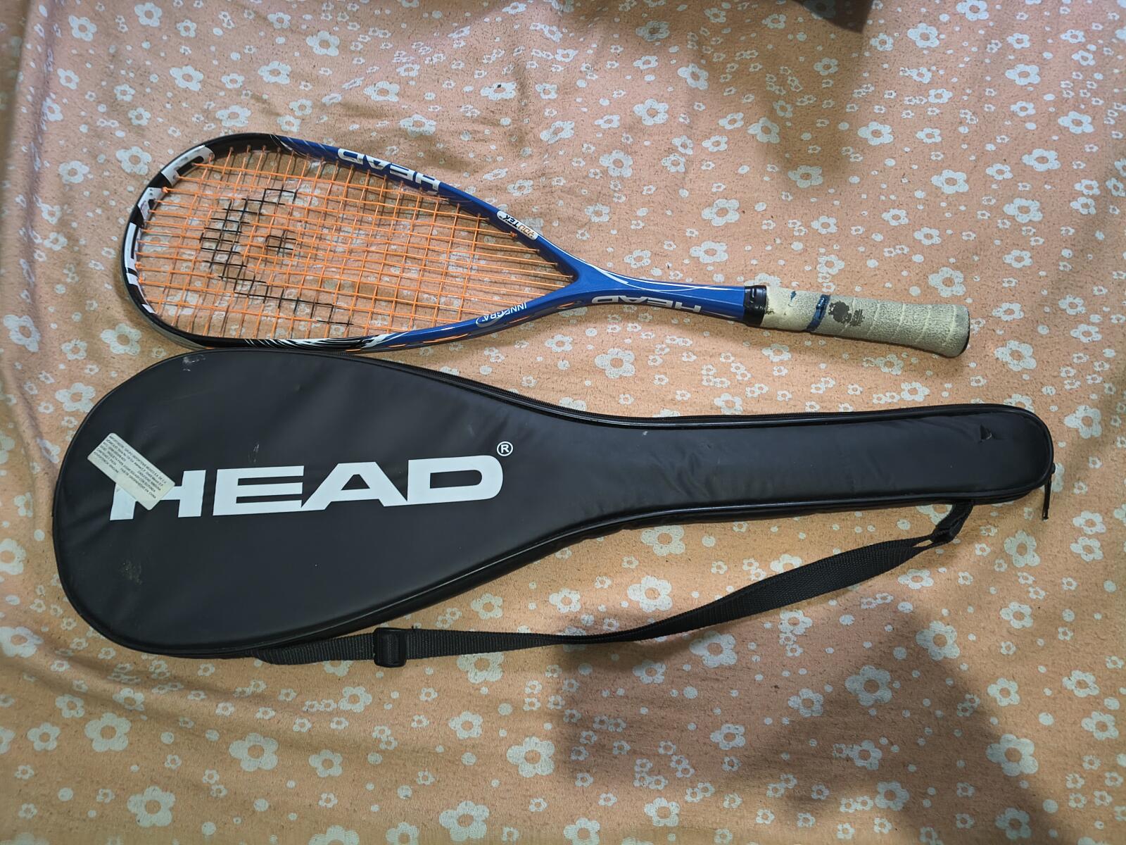 Raqueta de Squash Profesional HEAD Azul + Funda Original