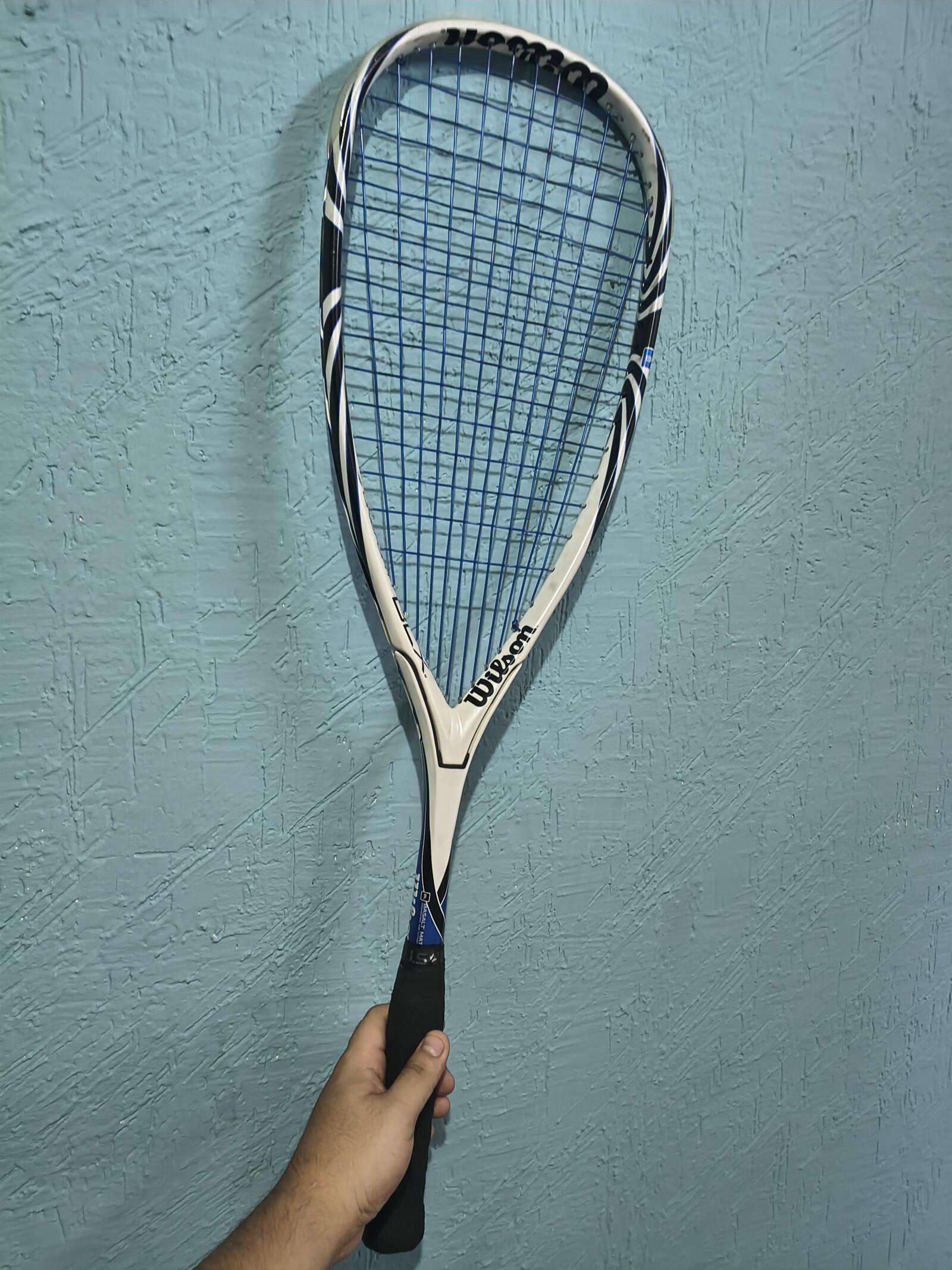 Raqueta de Squash Wilson Blanca + Funda HEAD