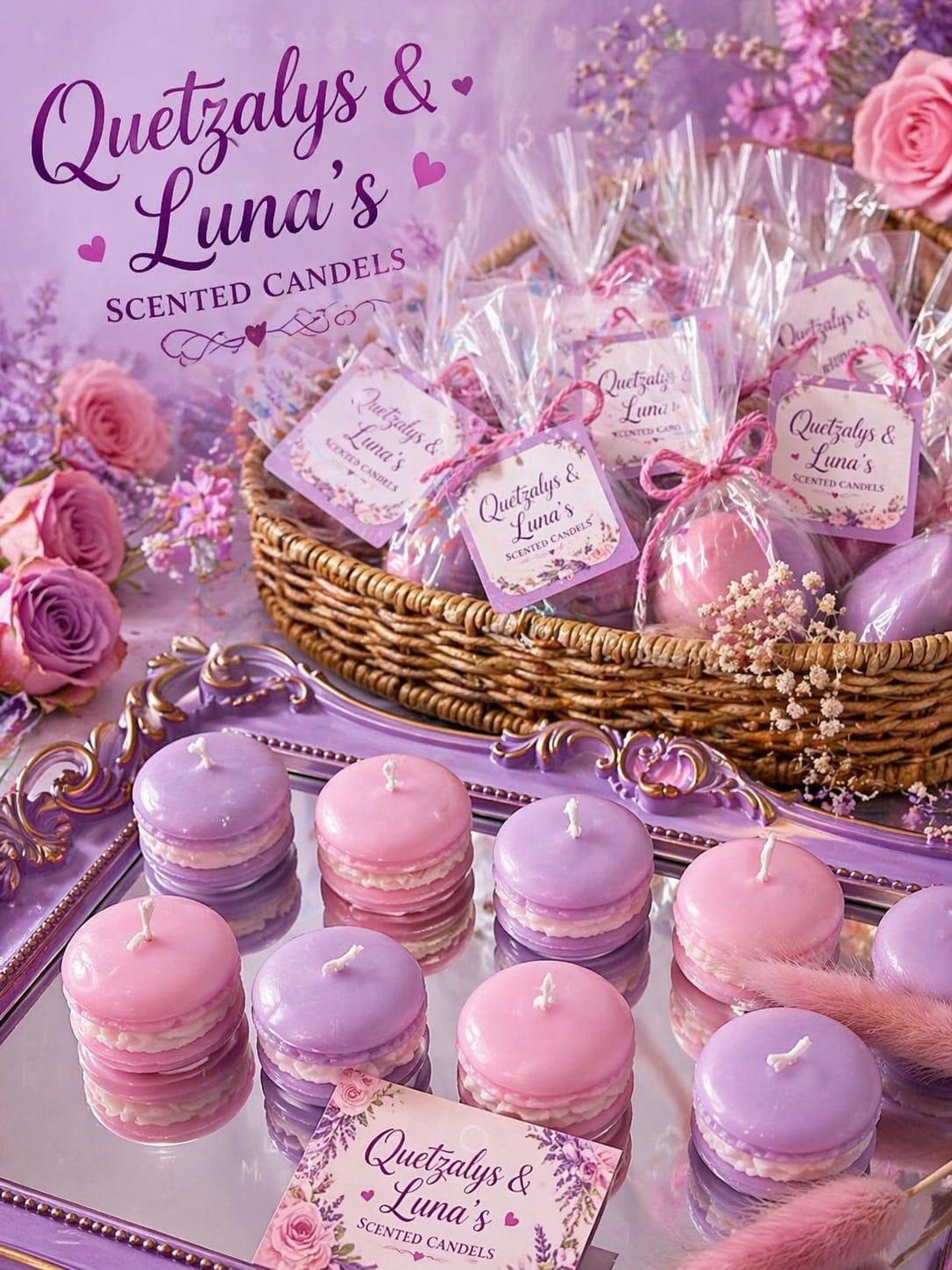 Recuerdos unicos Macarones de velas