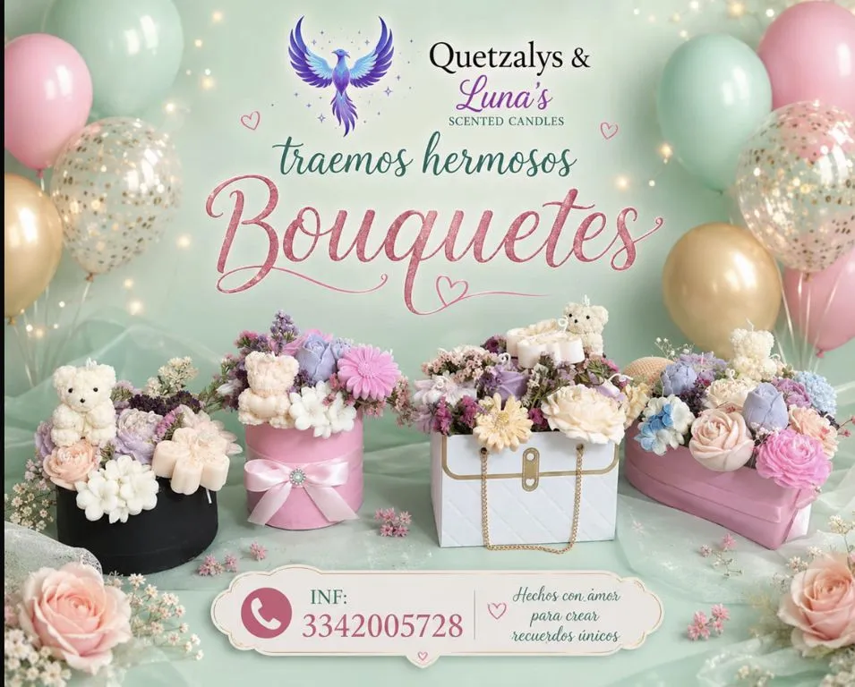 🕯️ BOUQUETS DE VELAS ARTESANALES: EL AROMA DE UN REGALO INOLVIDABLE ✨