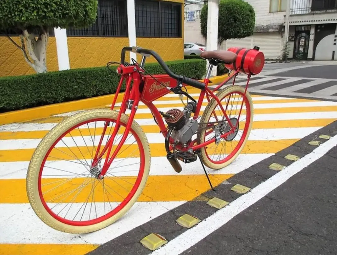 BICIMOTO INDIAN 1901 (REPLICA) NUEVA 80CC RODADA 26