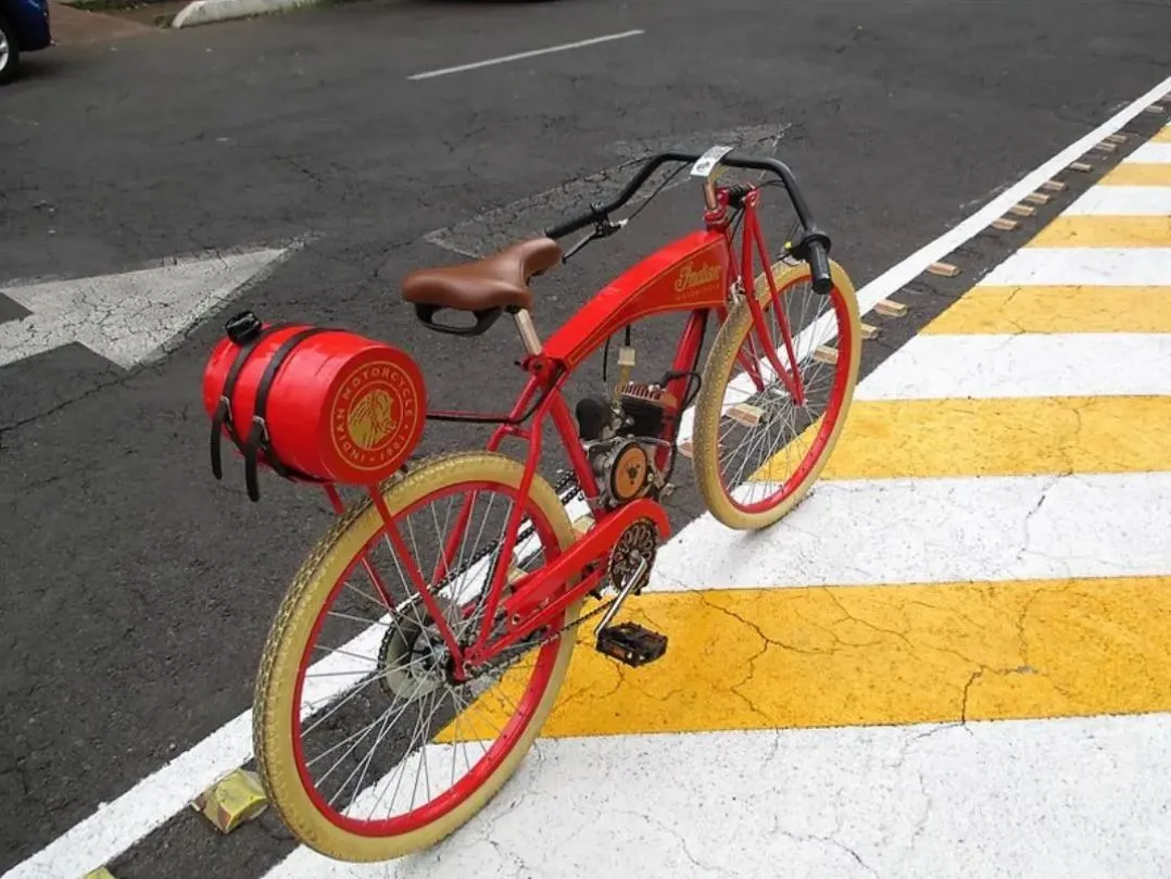 BICIMOTO INDIAN 1901 (REPLICA) NUEVA 80CC RODADA 26