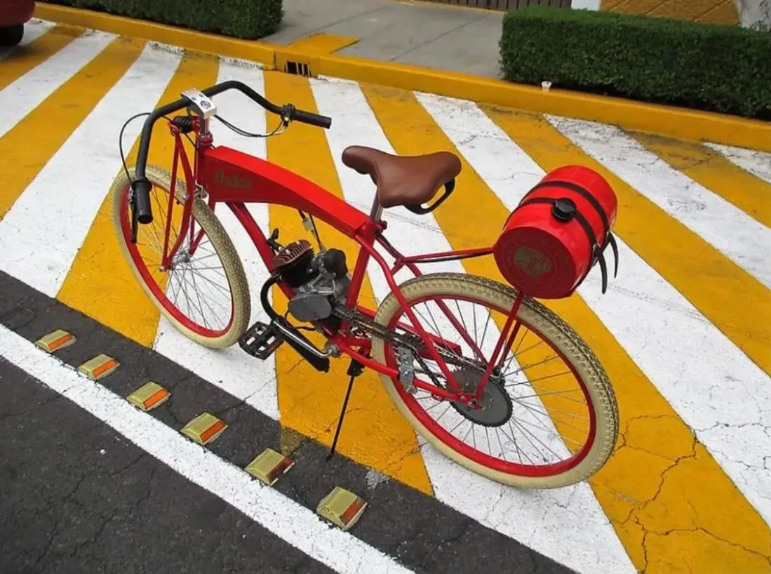 BICIMOTO INDIAN 1901 (REPLICA) NUEVA 80CC RODADA 26