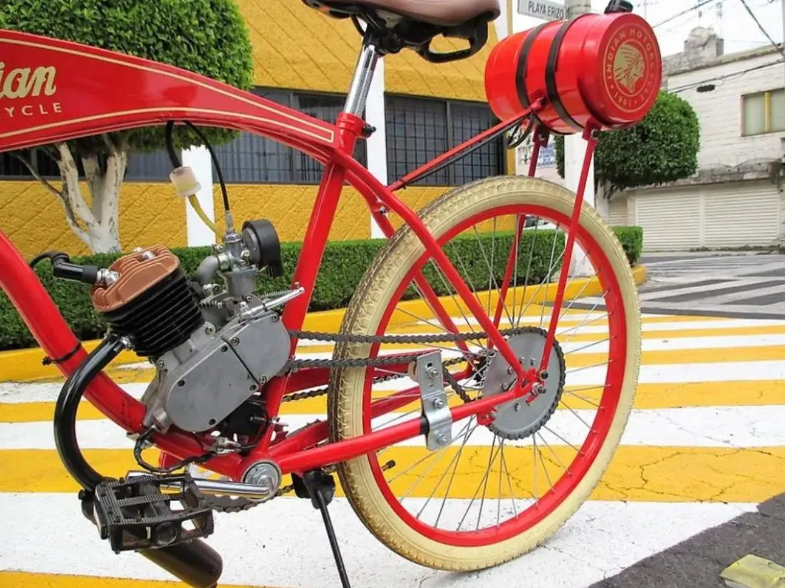 BICIMOTO INDIAN 1901 (REPLICA) NUEVA 80CC RODADA 26