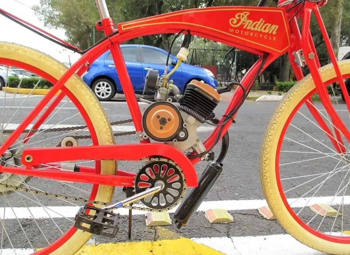 BICIMOTO INDIAN 1901 (REPLICA) NUEVA 80CC RODADA 26