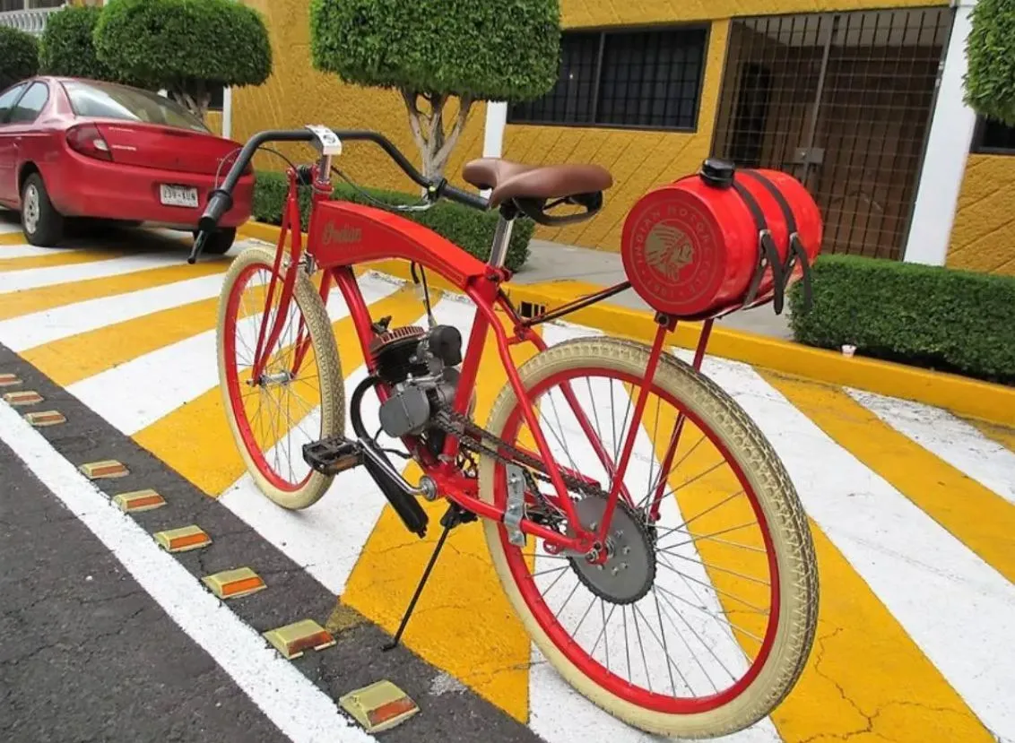 BICIMOTO INDIAN 1901 (REPLICA) NUEVA 80CC RODADA 26