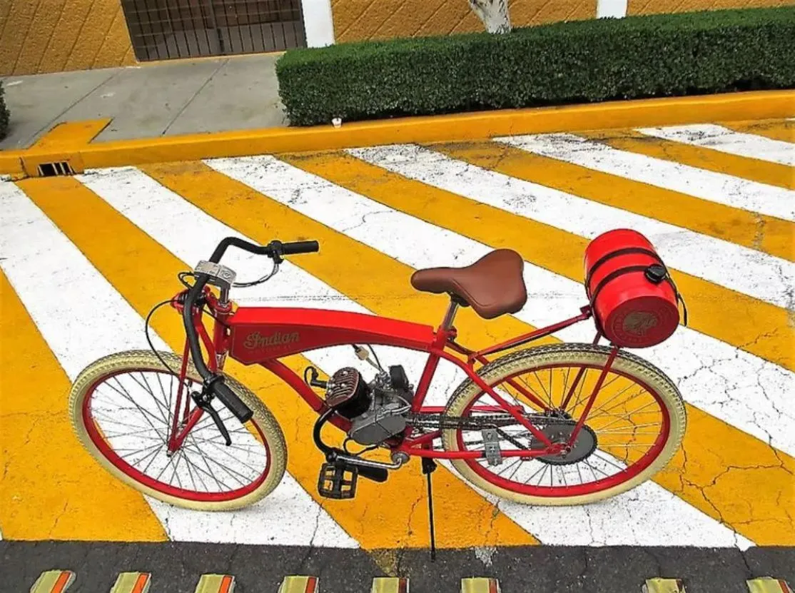 BICIMOTO INDIAN 1901 (REPLICA) NUEVA 80CC RODADA 26