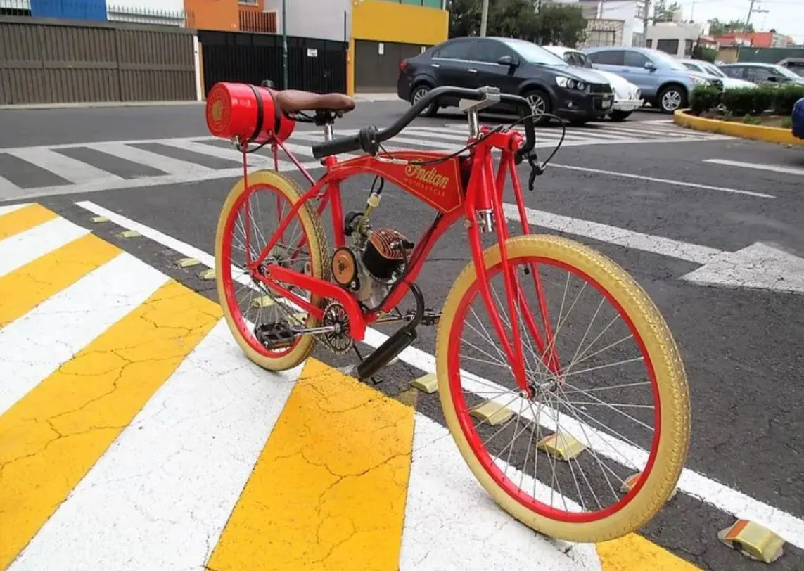 BICIMOTO INDIAN 1901 (REPLICA) NUEVA 80CC RODADA 26