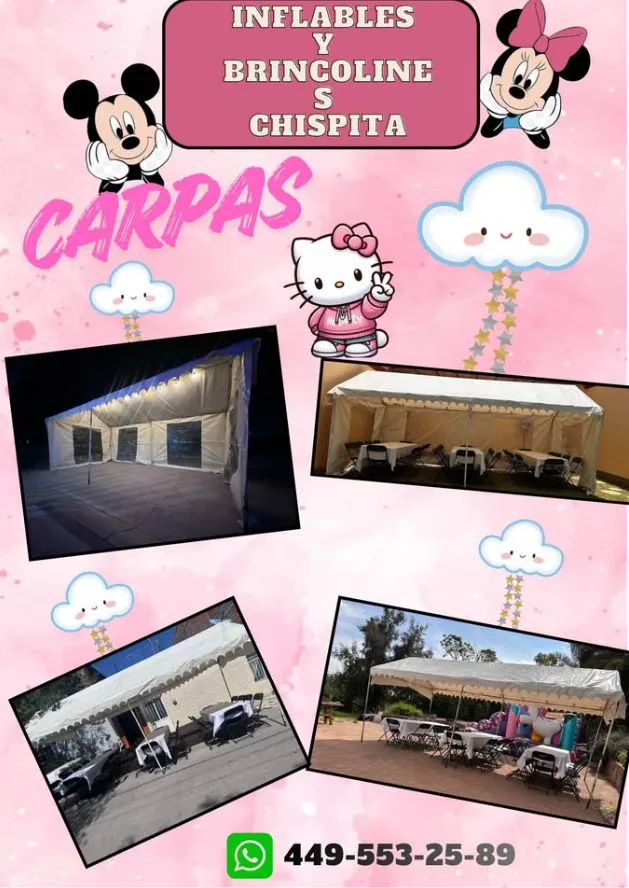 🎪 ¡Haz de tu evento un día inolvidable con Inflables y Brincolines Chispita! 🥳✨