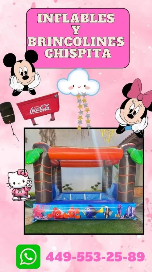 🎪 ¡Haz de tu evento un día inolvidable con Inflables y Brincolines Chispita! 🥳✨