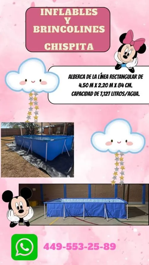 🎪 ¡Haz de tu evento un día inolvidable con Inflables y Brincolines Chispita! 🥳✨