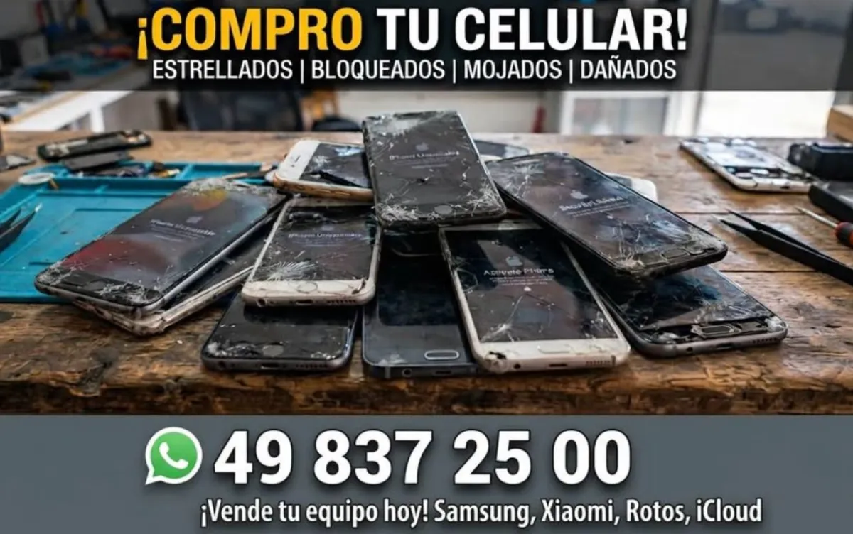 📲 ¡Compro Tu Celular Usado o Dañado! 💰 Pago De Contado