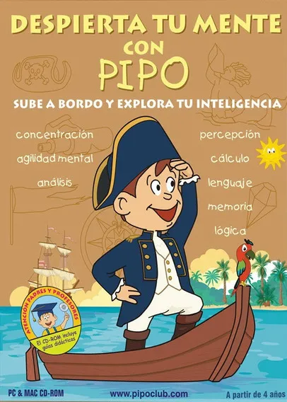 Juegos educativos Pipo que estimulan el aprendizaje en niños.