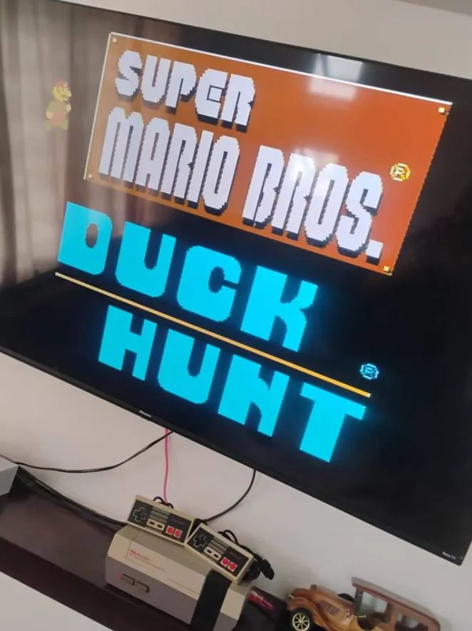 🎮 Consola Nintendo NES Clásica Completa con 2 Mandos y Cartucho Super Mario Bros / Duck Hunt 🕹️