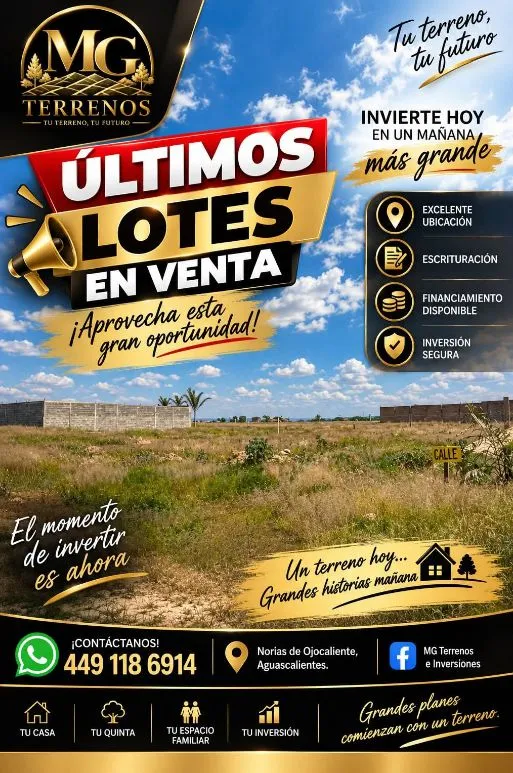 🌳 TERRENOS EN VENTA EN EL SOYATAL, AGUASCALIENTES | LOTES DESDE 188 M² | ENGANCHE $30,000