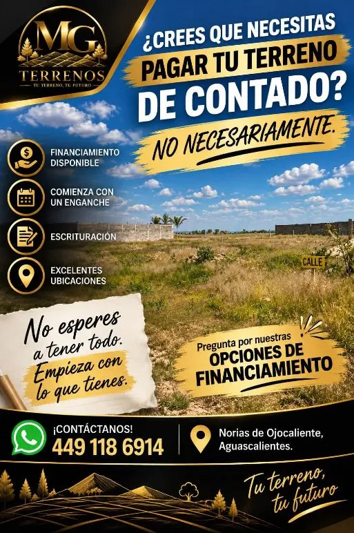 🌳 TERRENOS EN VENTA EN EL SOYATAL, AGUASCALIENTES | LOTES DESDE 188 M² | ENGANCHE $30,000