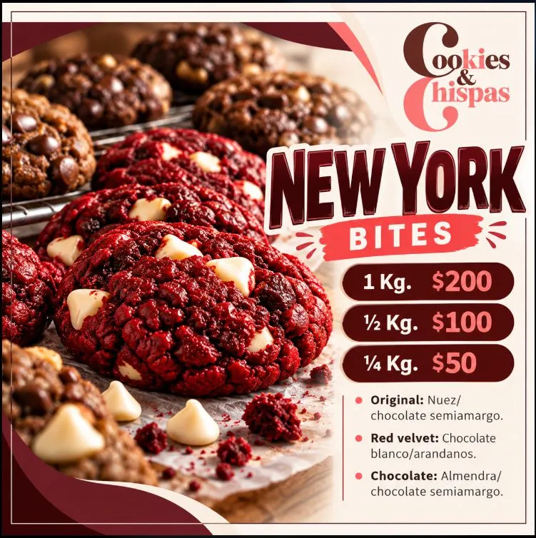 🍪 Galletas Artesanales a Granel | New York, Chokis, Polvorones, Mantequilla y Tartinas
