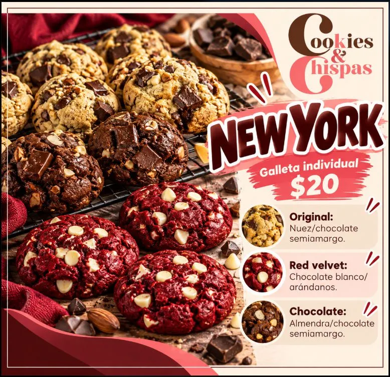 🍪 Galletas Artesanales a Granel | New York, Chokis, Polvorones, Mantequilla y Tartinas
