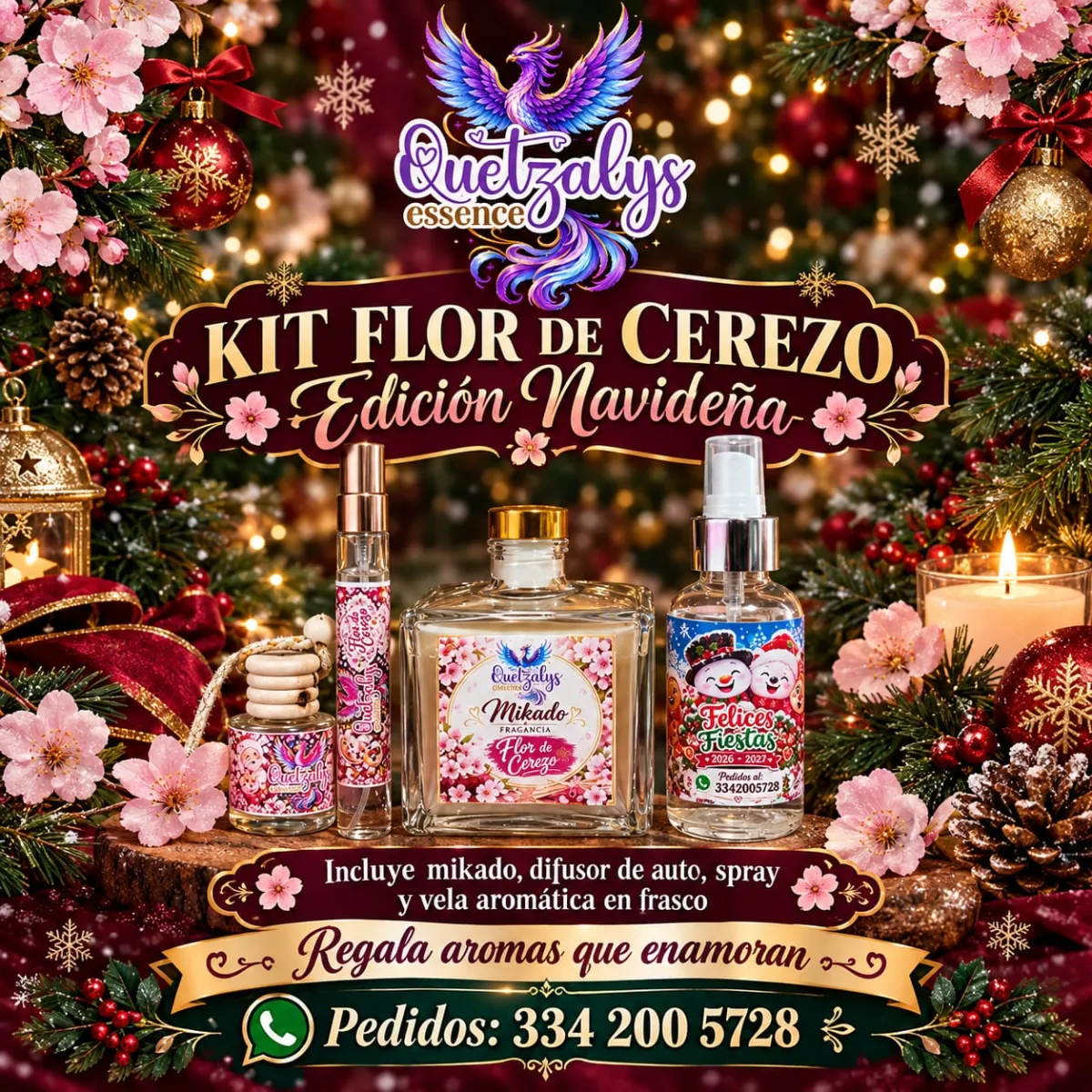 Difusores y roomspray para navidad