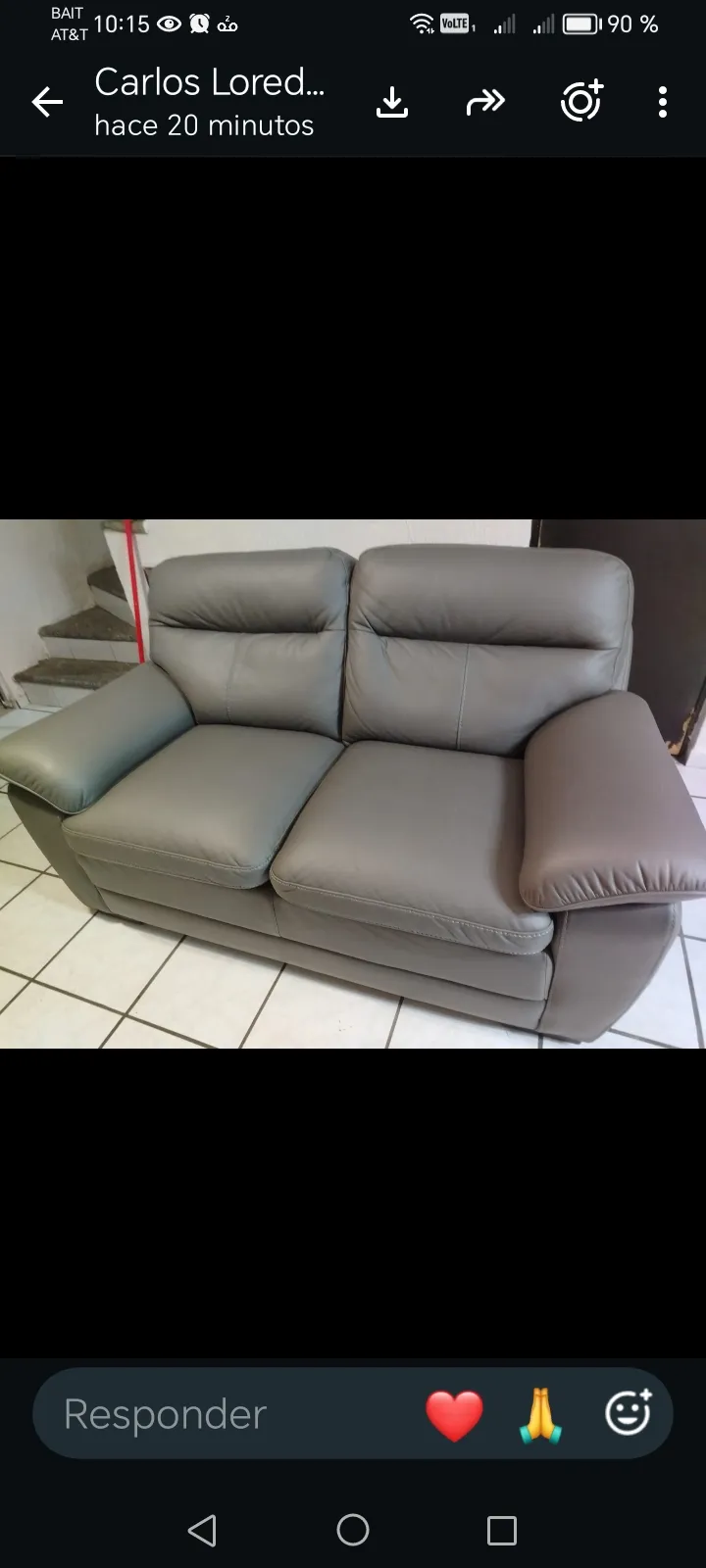 Sala marca Boal mod:(CLEVER GRIS piel macht)