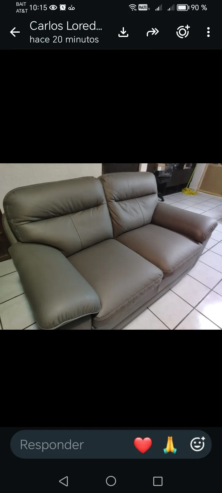 Sala marca Boal mod:(CLEVER GRIS piel macht)