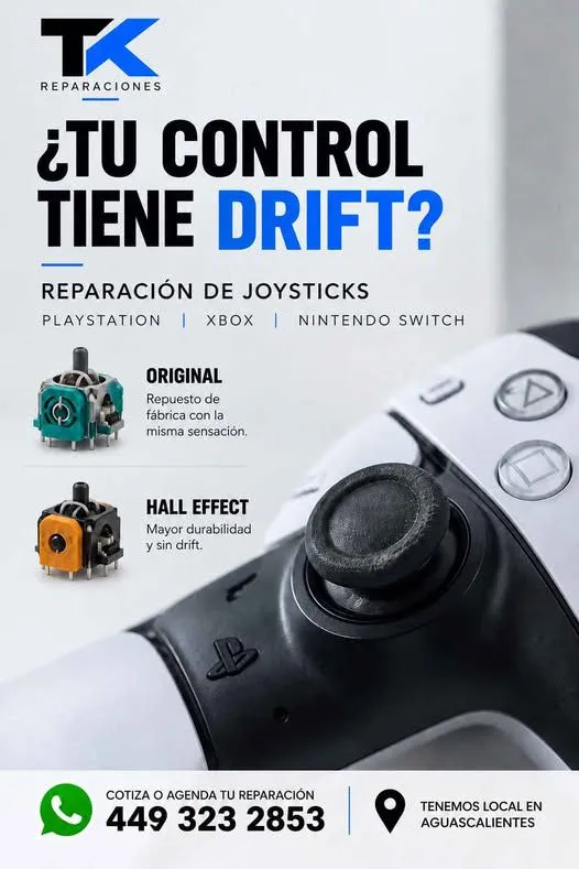 ¿Tu Control Tiene Drift? | Reparación de Joysticks PS5, Xbox y Switch