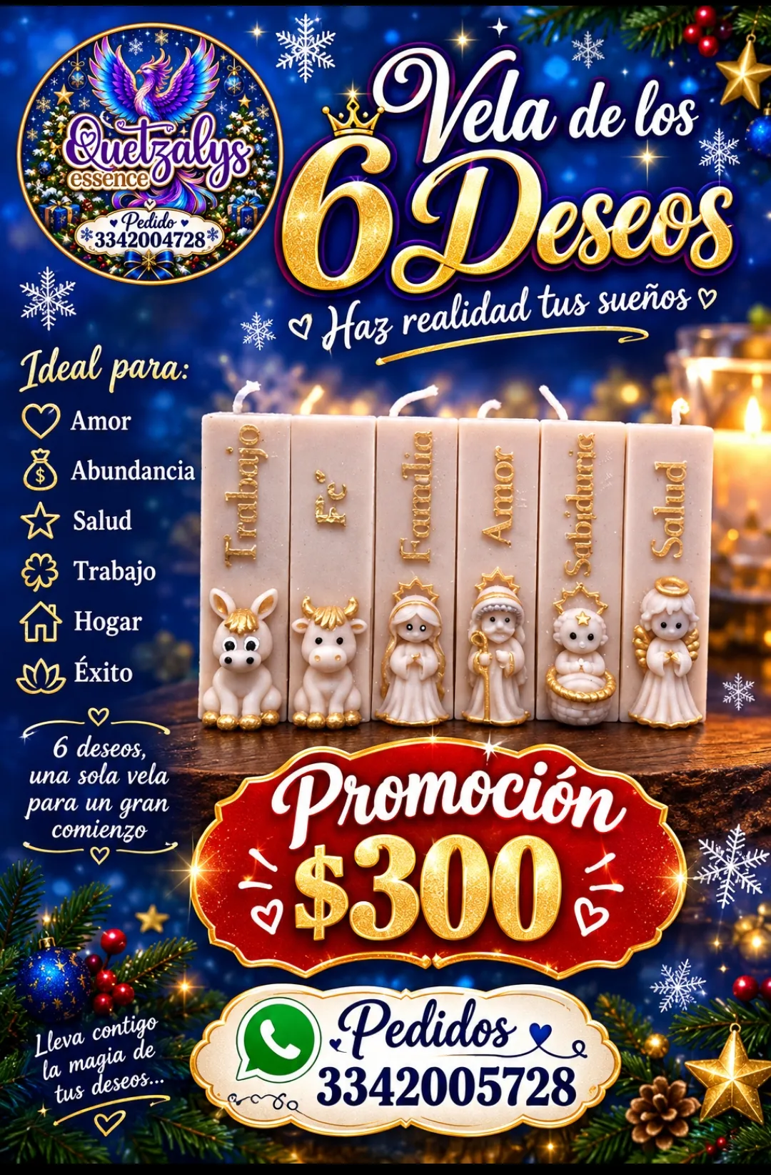 Velas de los deseos regalo perfecto
