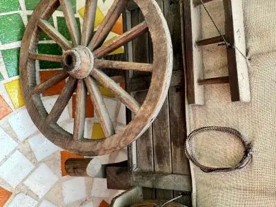 Carreta del Viejo Oeste para Coleccionistas – Pieza Única Decorativa Vintage