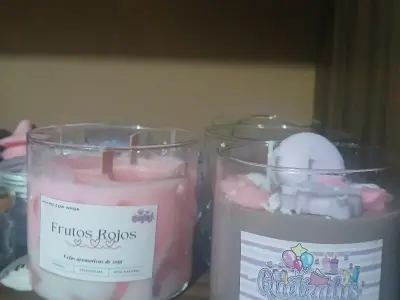 Recuerdos unicos Macarones de velas